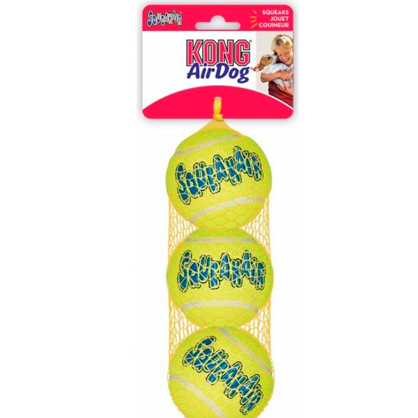 KIT DE 3 PELOTAS DE ENTRENAMIENTO PARA PERRO SQUEAKAIR